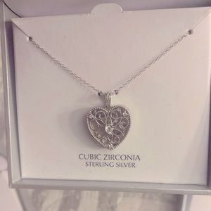 3 Bernini sterling silver heart lockets Brand new